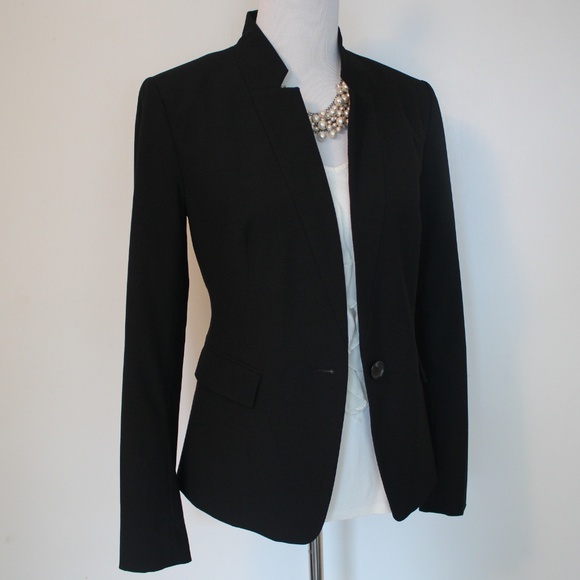 Ann Taylor Jackets & Blazers - ANN TAYLOR Size 8 Black Suit Jacket Blazer